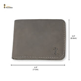 Classic 2 Bi-Fold coin x leather wallet
